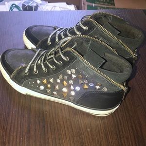 Ash Kids leather sneaker